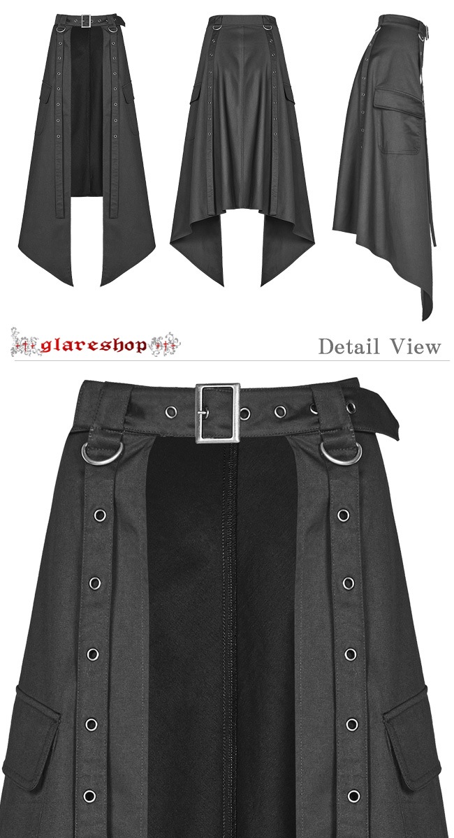 glareshop ���쥢����åס�S/L/2XL��SX202-B���������� �ѥ� �ơ��륫�å� �����ɥݥ��å� ���С��������� �� ��ǥ����� | ��������ѥ� �������奢��� V�� �⡼�ɷ� �����ץ� ���ơ��� ���� �� [PUNK RAVE] Punk Half Skirt Accessories