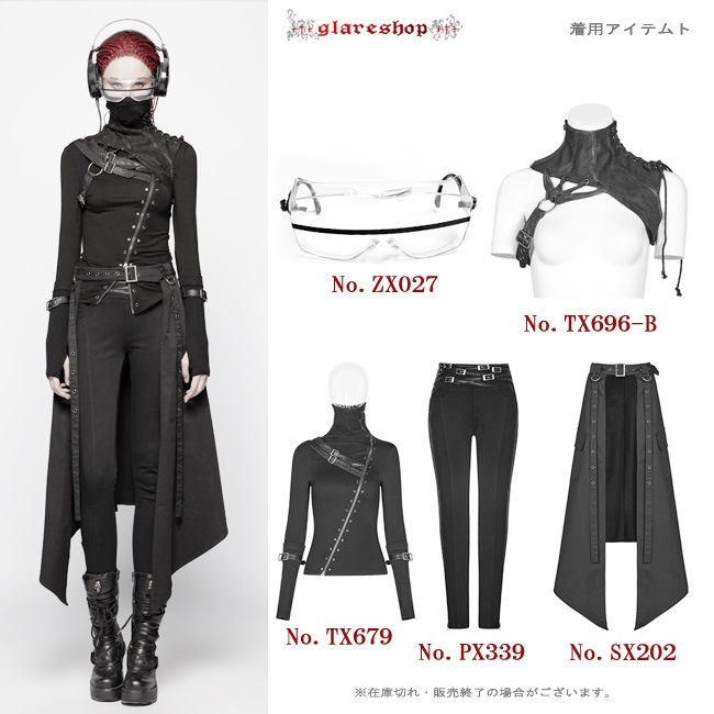 glareshop ���쥢����åס�S/L/2XL��SX202-B���������� �ѥ� �ơ��륫�å� �����ɥݥ��å� ���С��������� �� ��ǥ����� | ��������ѥ� �������奢��� V�� �⡼�ɷ� �����ץ� ���ơ��� ���� �� [PUNK RAVE] Punk Half Skirt Accessories