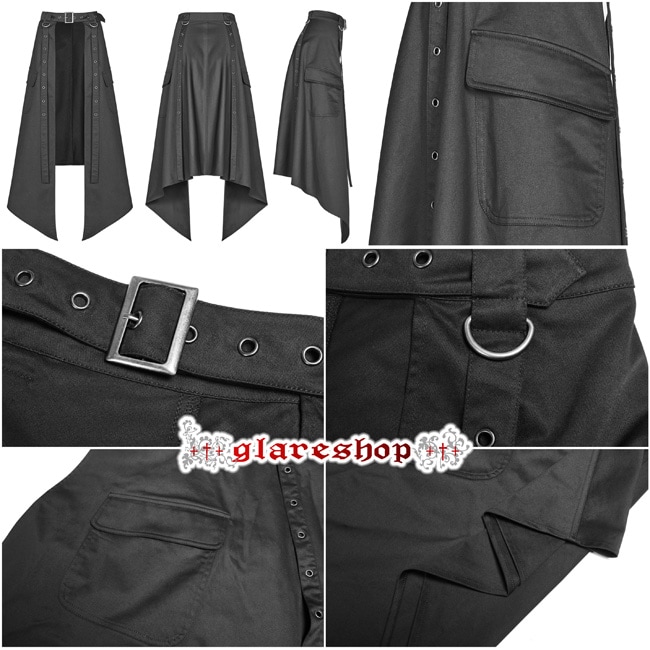 glareshop ���쥢����åס�S/L/2XL��SX202-B���������� �ѥ� �ơ��륫�å� �����ɥݥ��å� ���С��������� �� ��ǥ����� | ��������ѥ� �������奢��� V�� �⡼�ɷ� �����ץ� ���ơ��� ���� �� [PUNK RAVE] Punk Half Skirt Accessories