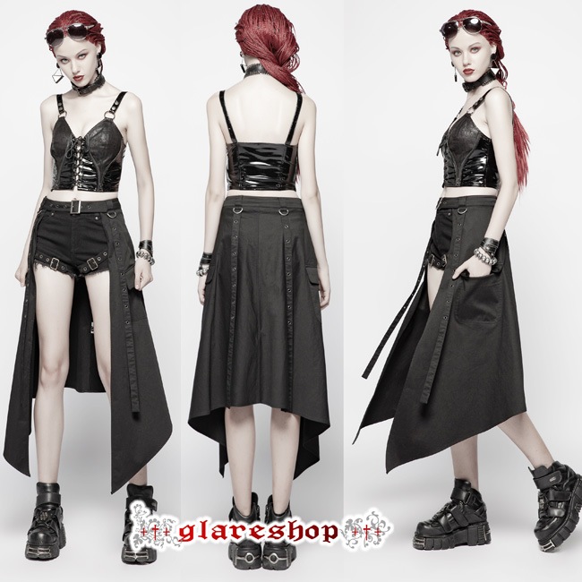 glareshop ���쥢����åס�S/L/2XL��SX202-B���������� �ѥ� �ơ��륫�å� �����ɥݥ��å� ���С��������� �� ��ǥ����� | ��������ѥ� �������奢��� V�� �⡼�ɷ� �����ץ� ���ơ��� ���� �� [PUNK RAVE] Punk Half Skirt Accessories