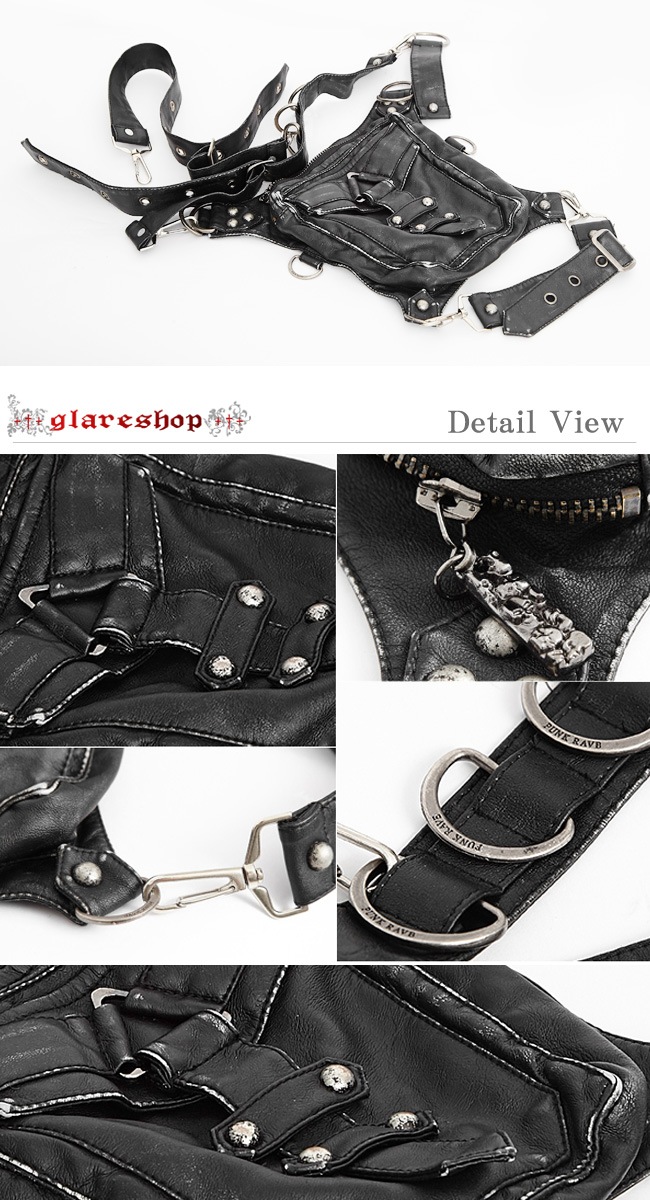 glareshop 쥢åסFZb108-B ѥ  2Way ۥ륹Хå Хå  ǥ | ѥ 奢 V ⡼ɷ ץ ơ   [PUNK RAVE] Steampunk Bag