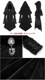 glareshop ���쥢����åס�XS-4XL��JX700-B���ա����դ������� �ߥɥ�� �ե��å��쥤�䡼�� ���� �٥�٥å� ����Хͥ������� ���졼�ȥ����� �ޥ���դ������� �� �֥�å� ��ǥ����� | �������奢��� V�� ���ơ��� ���� �� [PUNK RAVE] Gothic fake two cloaks