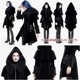 glareshop ���쥢����åס�XS-4XL��JX700-B���ա����դ������� �ߥɥ�� �ե��å��쥤�䡼�� ���� �٥�٥å� ����Хͥ������� ���졼�ȥ����� �ޥ���դ������� �� �֥�å� ��ǥ����� | �������奢��� V�� ���ơ��� ���� �� [PUNK RAVE] Gothic fake two cloaks