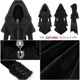glareshop ���쥢����åס�XS-4XL��JX700-B���ա����դ������� �ߥɥ�� �ե��å��쥤�䡼�� ���� �٥�٥å� ����Хͥ������� ���졼�ȥ����� �ޥ���դ������� �� �֥�å� ��ǥ����� | �������奢��� V�� ���ơ��� ���� �� [PUNK RAVE] Gothic fake two cloaks