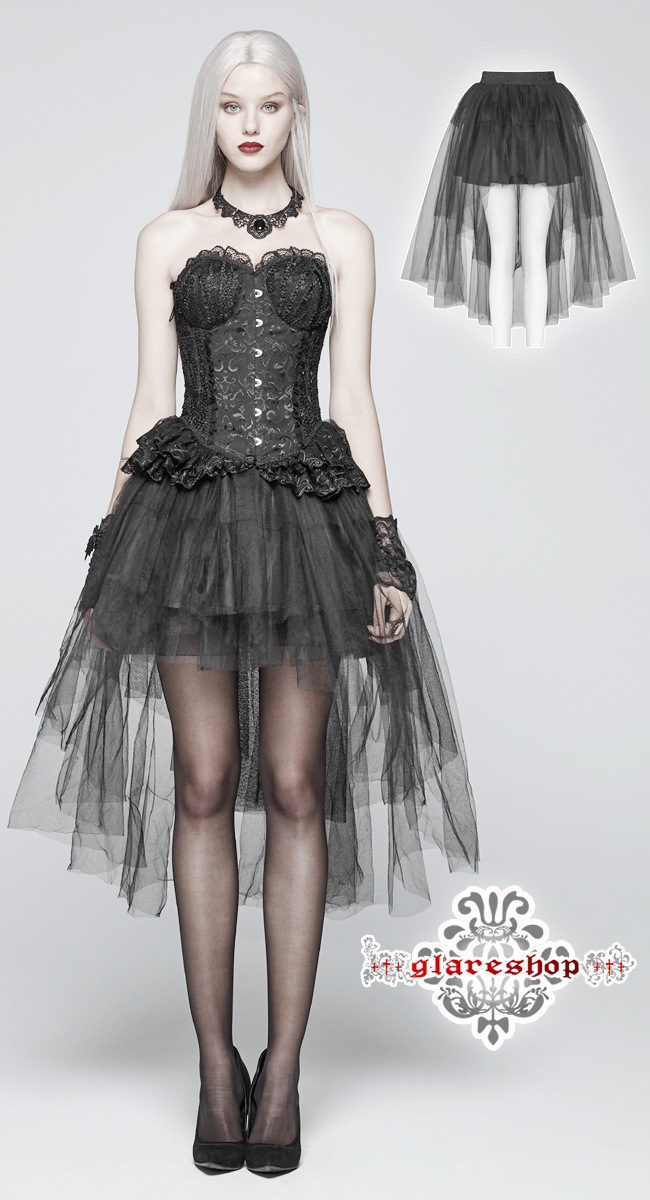 glareshop ���쥢����åס�S/L/2XL��SX280-B�������å� �ơ��륫�å� �ѥ˥� ���ե��� �ե��å���ơ��륹������ �� ��ǥ����� | �������� �����å� �ե��å���� �������奢��� V�� �⡼�ɷ� �����ץ� ���ơ��� ���� �� [PUNK RAVE] Gothic Tulle High-Low Skirt