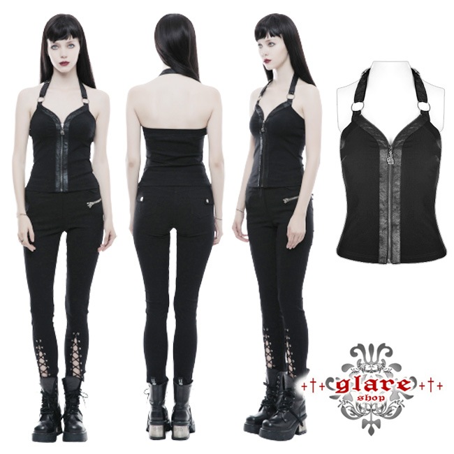 glareshop ���쥢����åס�S/L/2XL��KX225-B�������å��ѥ� �٥��� ���硼�Ⱦ� �⡼�ɷ� �ۥ�����ͥå� ���Ǻ� �˥å�&����å��쥶�� ����ߥ����� �� �֥�å� ��ǥ����� | �������奢��� V�� �⡼�ɷ� �����ץ� ���ơ��� ���� �� [PUNK RAVE] Punk vest