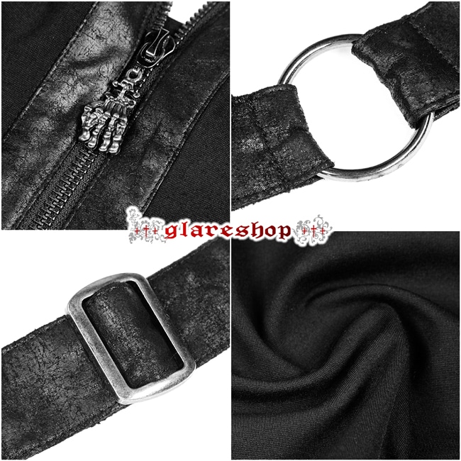 glareshop ���쥢����åס�S/L/2XL��KX225-B�������å��ѥ� �٥��� ���硼�Ⱦ� �⡼�ɷ� �ۥ�����ͥå� ���Ǻ� �˥å�&����å��쥶�� ����ߥ����� �� �֥�å� ��ǥ����� | �������奢��� V�� �⡼�ɷ� �����ץ� ���ơ��� ���� �� [PUNK RAVE] Punk vest