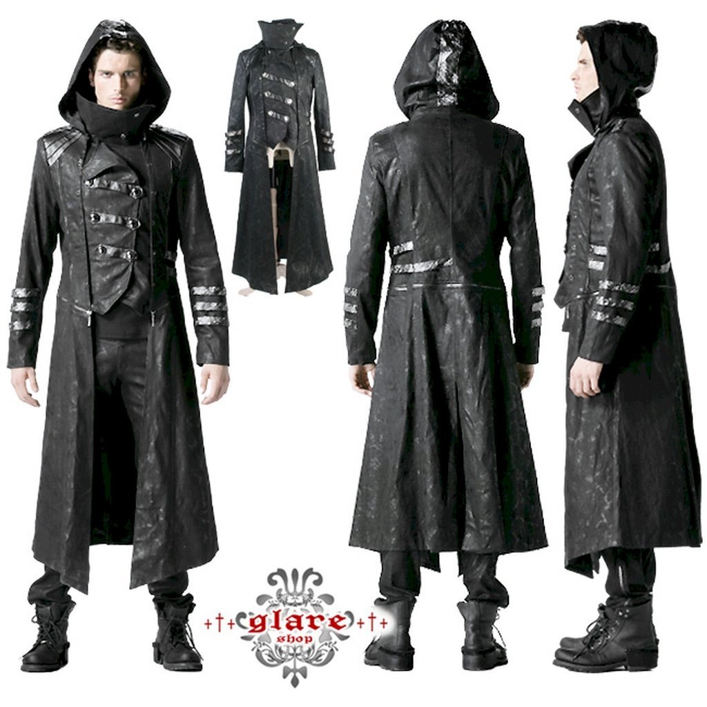 glareshop ���쥢����åס�M.S-M.5XL��JX099-man-B���ѥ� ���㥱�å� ������ ���󥰾� 3Way ��������ѥ� �ʥݥ쥪�� �ա����դ� ���� �� �֥�å� ��� | �������奢��� V�� �����ץ� ���ơ��� ���� �� [PUNK RAVE] Long to Short Gothic Military Trench Coat