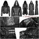glareshop ���쥢����åס�M.S-M.5XL��JX099-man-B���ѥ� ���㥱�å� ������ ���󥰾� 3Way ��������ѥ� �ʥݥ쥪�� �ա����դ� ���� �� �֥�å� ��� | �������奢��� V�� �����ץ� ���ơ��� ���� �� [PUNK RAVE] Long to Short Gothic Military Trench Coat