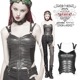 glareshop 쥢åסXS-4XLKX273-Båѥ ߥ 硼Ⱦ 륻å 졼å Сѥ  ֥å ǥ | ѥ 奢 V ץ ơ   [PUNK RAVE] Punk Corset