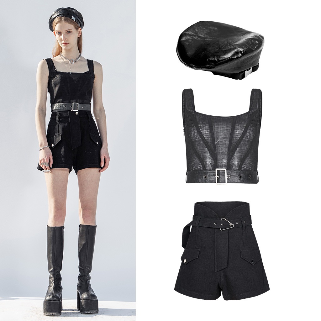 glareshop 쥢åסXS-4XLKX419-B ͥå 쥶٥դ å奿󥯥ȥå ȥåץ  ǥ |  奢 V ⡼ɷ ץ ơ   [PUNK RAVE] Mesh Tank Top