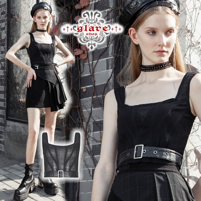 glareshop 쥢åסXS-4XLKX419-B ͥå 쥶٥դ å奿󥯥ȥå ȥåץ  ǥ |  奢 V ⡼ɷ ץ ơ   [PUNK RAVE] Mesh Tank Top