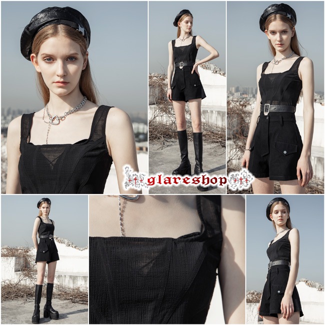 glareshop 쥢åסXS-4XLKX419-B ͥå 쥶٥դ å奿󥯥ȥå ȥåץ  ǥ |  奢 V ⡼ɷ ץ ơ   [PUNK RAVE] Mesh Tank Top