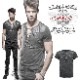 glareshop ���쥢����åס�M.S-M.5XL��TX387-B���������� �ѥ� �졼�����å� �٥���դ� ���Ǻ� Ⱦµ T����� �ȥåץ� �� ��� | ��������ѥ� �������奢��� V�� �⡼�ɷ� �����ץ� ���ơ��� ���� �� [PUNK RAVE] Punk Soilder Short T-Shirt