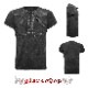 glareshop ���쥢����åס�M.S-M.5XL��TX387-B���������� �ѥ� �졼�����å� �٥���դ� ���Ǻ� Ⱦµ T����� �ȥåץ� �� ��� | ��������ѥ� �������奢��� V�� �⡼�ɷ� �����ץ� ���ơ��� ���� �� [PUNK RAVE] Punk Soilder Short T-Shirt