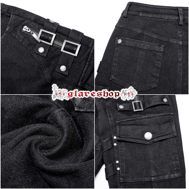 glareshop 쥢åסXS-4XLPX618-Bѥ åù   ǥ˥ 󥰥ѥ  ֥å ǥ |  å ѥ å եå ѥ 奢 V ⡼ɷ ץ ơ   [PUNK RAVE]