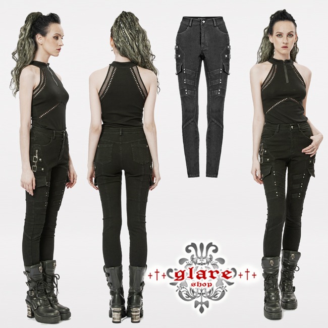 glareshop 쥢åסXS-4XLPX618-Bѥ åù   ǥ˥ 󥰥ѥ  ֥å ǥ |  å ѥ å եå ѥ 奢 V ⡼ɷ ץ ơ   [PUNK RAVE]