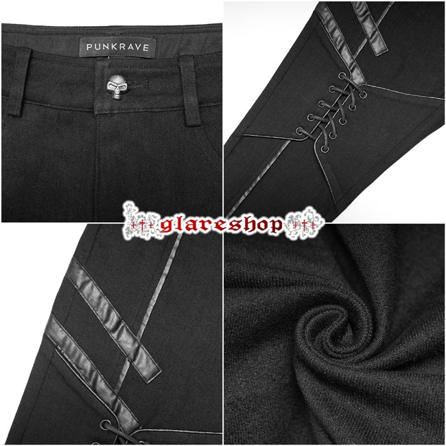 glareshop 쥢åסXS-4XLPX591-Bå ѥ 졼å  ǥ˥ 󥰥ѥ  ֥å ǥ |  å ѥ å եå ѥ 奢 V ⡼ɷ ץ ơ   [PUNK RAVE]