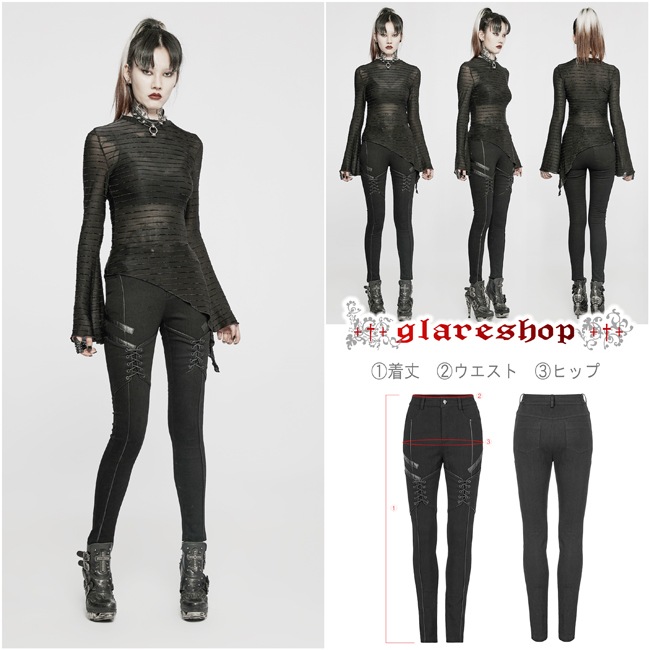 glareshop 쥢åסXS-4XLPX591-Bå ѥ 졼å  ǥ˥ 󥰥ѥ  ֥å ǥ |  å ѥ å եå ѥ 奢 V ⡼ɷ ץ ơ   [PUNK RAVE]