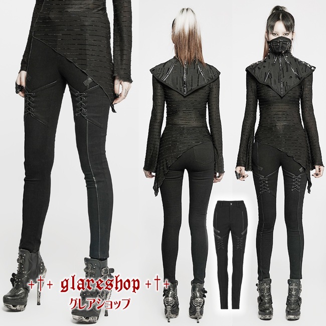 glareshop 쥢åסXS-4XLPX591-Bå ѥ 졼å  ǥ˥ 󥰥ѥ  ֥å ǥ |  å ѥ å եå ѥ 奢 V ⡼ɷ ץ ơ   [PUNK RAVE]