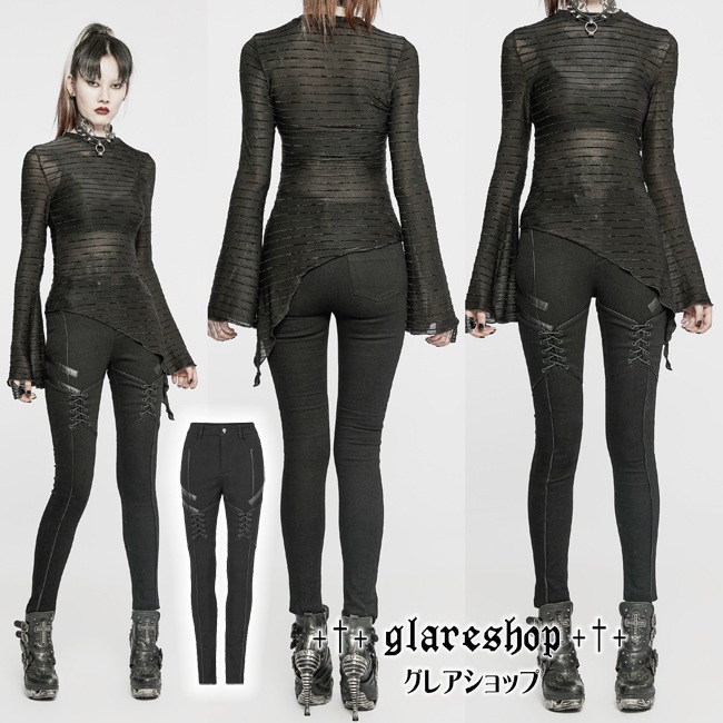 glareshop 쥢åסXS-4XLPX591-Bå ѥ 졼å  ǥ˥ 󥰥ѥ  ֥å ǥ |  å ѥ å եå ѥ 奢 V ⡼ɷ ץ ơ   [PUNK RAVE]