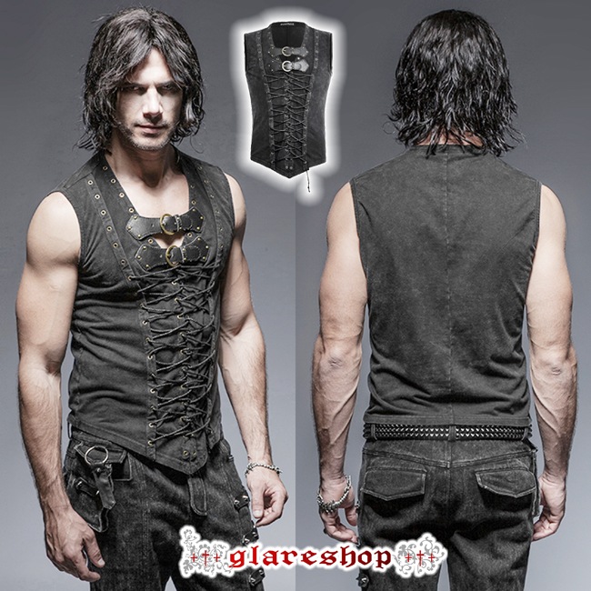 glareshop 쥢åסM.S-M.5XLKX165 ѥ  졼å 󥯥ȥå Ρ꡼T   | ѥ 奢 V ⡼ɷ ץ ơ   [PUNK RAVE] Steampunk Tank Top