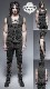 glareshop 쥢åסM.S-M.5XLKX165-B ѥ  졼å 󥯥ȥå Ρ꡼T  ֥å  | ѥ 奢 V ⡼ɷ ץ ơ   [PUNK RAVE] Steampunk Tank Top