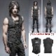 glareshop 쥢åסM.S-M.5XLKX165-B ѥ  졼å 󥯥ȥå Ρ꡼T  ֥å  | ѥ 奢 V ⡼ɷ ץ ơ   [PUNK RAVE] Steampunk Tank Top