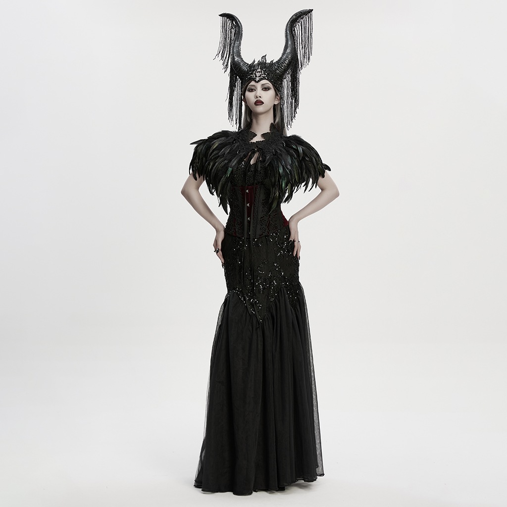 glareshop ���쥢����åס�F��JXA024-B�������å��������㥹��С����֥�졼���ե��������硼�� �� ��ǥ����� | �ǲİ��� ����� �������奢��� ����Ū ���� �� [PUNK RAVE] Gothic Gorgeous Reversible Lace Feather Shawl