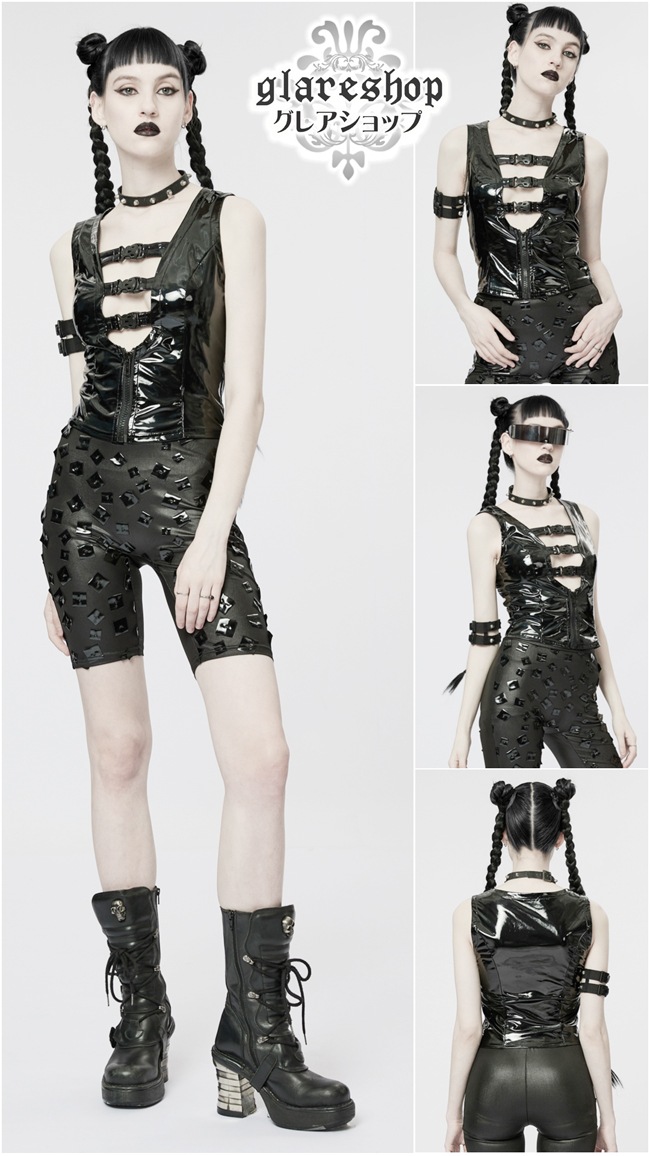 glareshop 쥢åסXS-4XLKX506-B ѥ ̤ ѥ  եå쥶٥  ǥ |  å ѥ å եå ѥ 奢 V ⡼ɷ ץ ơ   [PUNK RAVE]