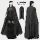 glareshop 쥢åסFJX833-B  󥰾 å ץȥե ڥ ܥڥ륫顼ޥ  ֥å ǥ |   奢 V ⡼ɷ ץ ơ   [PUNK RAVE] Goth Lapel Cloak