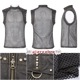 glareshop 쥢åסM.S-M.5XLKX360-C ѥ 롼 Ρ꡼ ٥ ֥饦ߥɡ  | å եå ѥ 奢 V ץ ơ  [PUNK RAVE] Punk see-through sleeveless vest