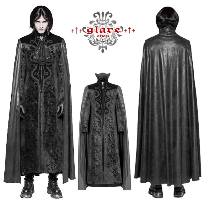 glareshop 쥢åסM.S-M.5XLJX510å ڥ꡼ ܥ ٥٥å ޥդ    | եå 奢 V ⡼ɷ ץ ơ   [PUNK RAVE] Gothic Night Count Cloak Long Coat