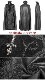 glareshop 쥢åסM.S-M.5XLJX510-Bå ޥդ  󥰾 ڥ꡼ ܥ ٥٥å  ֥å  | եå 奢 V ץ ơ   [PUNK RAVE] Gothic Night Count Cloak Long Coat