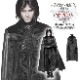 glareshop 쥢åסM.S-M.5XLJX510-Bå ޥդ  󥰾 ڥ꡼ ܥ ٥٥å  ֥å  | եå 奢 V ץ ơ   [PUNK RAVE] Gothic Night Count Cloak Long Coat