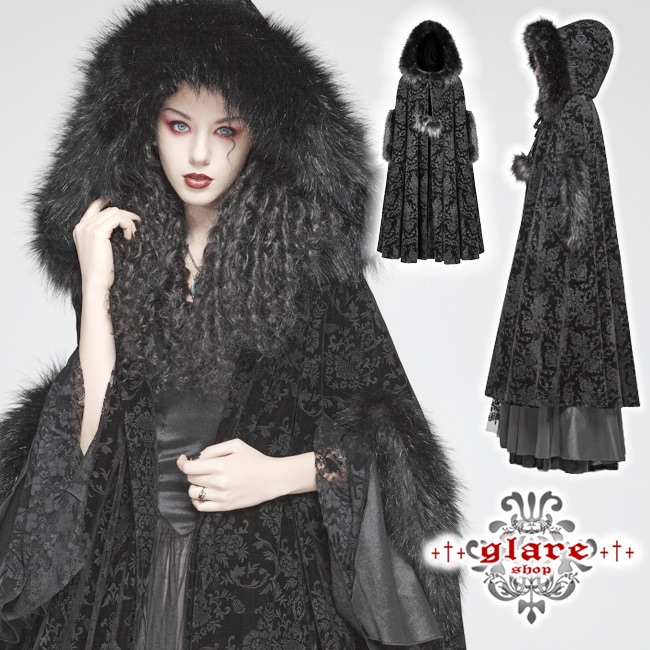 glareshop 쥢åסFJX561-Bեդ  󥰾  å ޥ 㥬 ադ µ ޥ  ֥å ǥ |  奢 V ⡼ɷ ץ ơ   [PUNK RAVE] Gothic Gorgeous Cloak