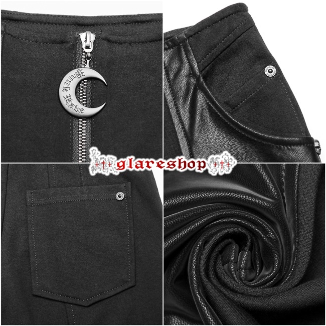 glareshop ���쥢����åס�XS-4XL��PX633-B���������� �ѥ� ���Ǻ� �ե������쥶������ �ࡼ����㡼�� �ե쥢�ѥ�� �� ��ǥ����� | �������奢��� V�� �⡼�ɷ� �����ץ� ���ơ��� ���� �� [PUNK RAVE] Gothic Spliced Faux Leather Long Flared Pants