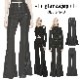 glareshop ���쥢����åס�XS-4XL��PX633-B���������� �ѥ� ���Ǻ� �ե������쥶������ �ࡼ����㡼�� �ե쥢�ѥ�� �� ��ǥ����� | �������奢��� V�� �⡼�ɷ� �����ץ� ���ơ��� ���� �� [PUNK RAVE] Gothic Spliced Faux Leather Long Flared Pants