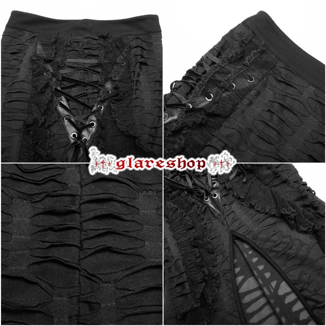 glareshop ���쥢����åס�XS-4XL��SX523-B���������� �����å������ɥ���å� ���᡼���ù� �����ȥ������� �� ��ǥ����� | �������奢��� V�� �⡼�ɷ� �����ץ� ���ơ��� ���� �� [PUNK RAVE] Gothic Decadent Lace High Slit Long Skirt