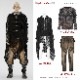 glareshop 쥢åסM.M/M.XL/M.3XLKX482-BСѥ󥯥ǥ٥ ȥ꡼ ˥åȥ٥   | ѥ 奢 V ץ ơ   [PUNK RAVE] Post-apocalyptic style knitted vest