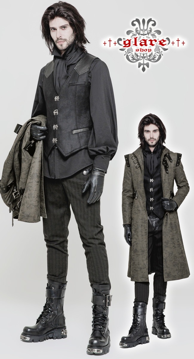 glareshop ���쥢����åס�M.S-M.5XL��KX240-B���������� �����å� �ե����ޥ� �»� ��² ������ ����ǥ� ���Ǻ� �٥��� �� ��� | ��������ѥ� �������奢��� V�� �⡼�ɷ� �����ץ� ���ơ��� ���� �� [PUNK RAVE] Steampunk Vintage Gothic Buckles Waistcoat