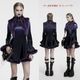 glareshop ���쥢����åס�S/L/2XL��JX995-VI�������å�����ǡ������ե����ǥӥ륷�硼�� �ݥ�� ���߻� ��ǥ����� | �������奢��� V�� �⡼�ɷ� �����ץ� ���ơ��� ���� �� [PUNK RAVE] Gradient devil shawl