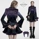 glareshop ���쥢����åס�S/L/2XL��JX995-VI�������å�����ǡ������ե����ǥӥ륷�硼�� �ݥ�� ���߻� ��ǥ����� | �������奢��� V�� �⡼�ɷ� �����ץ� ���ơ��� ���� �� [PUNK RAVE] Gradient devil shawl