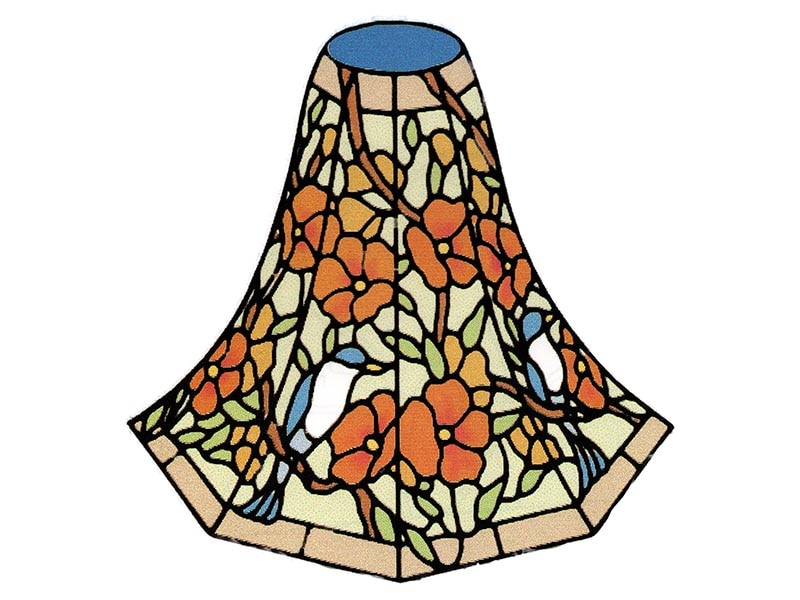 ステンドザンマイ_耐熱舟型モールド_#14_C_1_鳥_Bird_476ピース_46cm