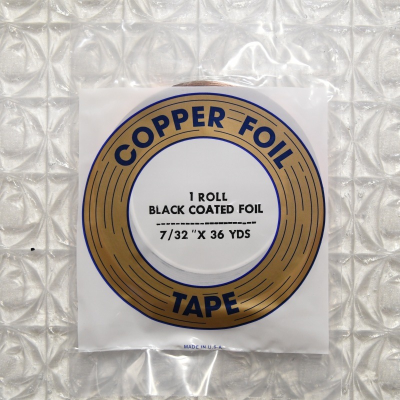 カッパーテープ_エドコ_幅：7/32inch(5.5mm)_裏面：黒色_厚さ：0.025mm