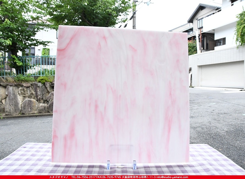 ステンドグラス　ぽここ Stained glass-pendant Checker｜ARTWORKSTUDIO公式