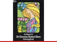 ART NOUVEAU[Stained Glass Coloring Book]