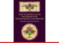 EASY STAINED GLASS PATTERNS FOR TRADITIONAL DOORWAYS
