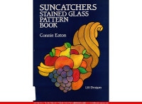 SUNCATCHERS STAINED GLASS PATTERN BOOK[120 Designs]