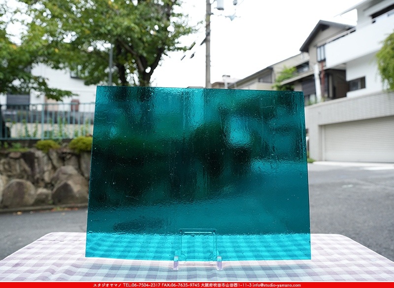 ステンドグラス　ぽここ ココモ_K_638_A_734202400036_写真の1/2が基本サイズ_30cm×18cm